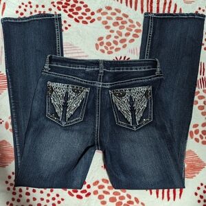 Angel Wing Design Jeans Size 12 from ND Weekend